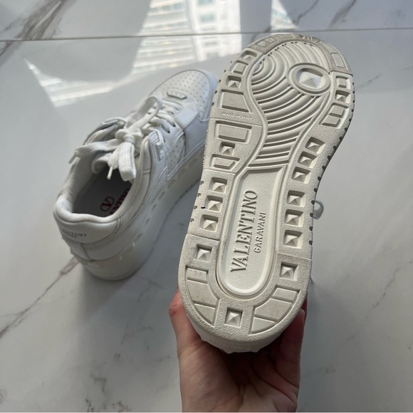 Valentino Garavani Freedots XL leather sneakers- Size 36; Excellent Condition - Picture 11 of 13